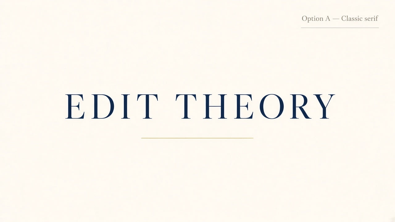 Edit Theory